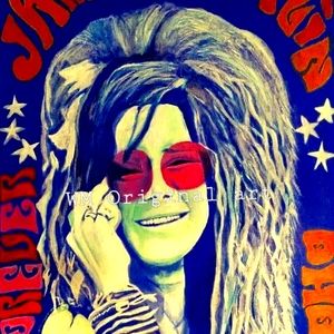 8x10 Janis Joplin Art Print  By Whitney Marks